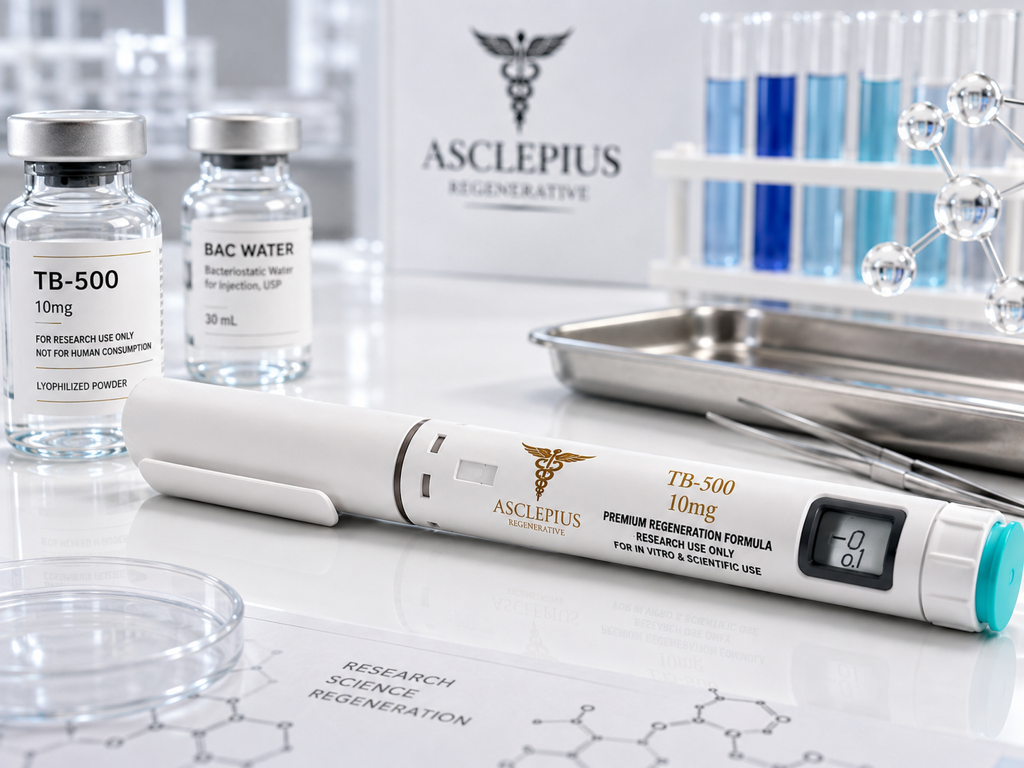 TB-500 (Thymosin Beta-4) 10mg Tissue Repair | Recovery &amp; Regeneration Research Peptide