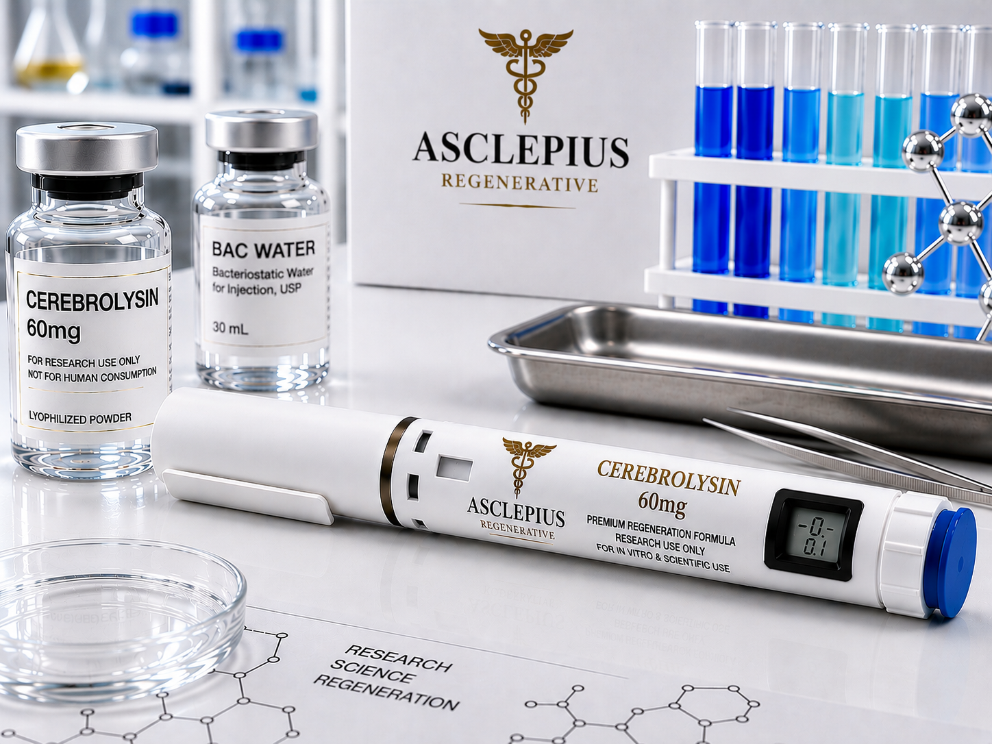 Cerebrolysin 60mg Neuropeptide Complex | Cognitive & Neurorestorative Research Peptide